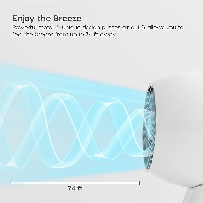Small swing head circulating fan